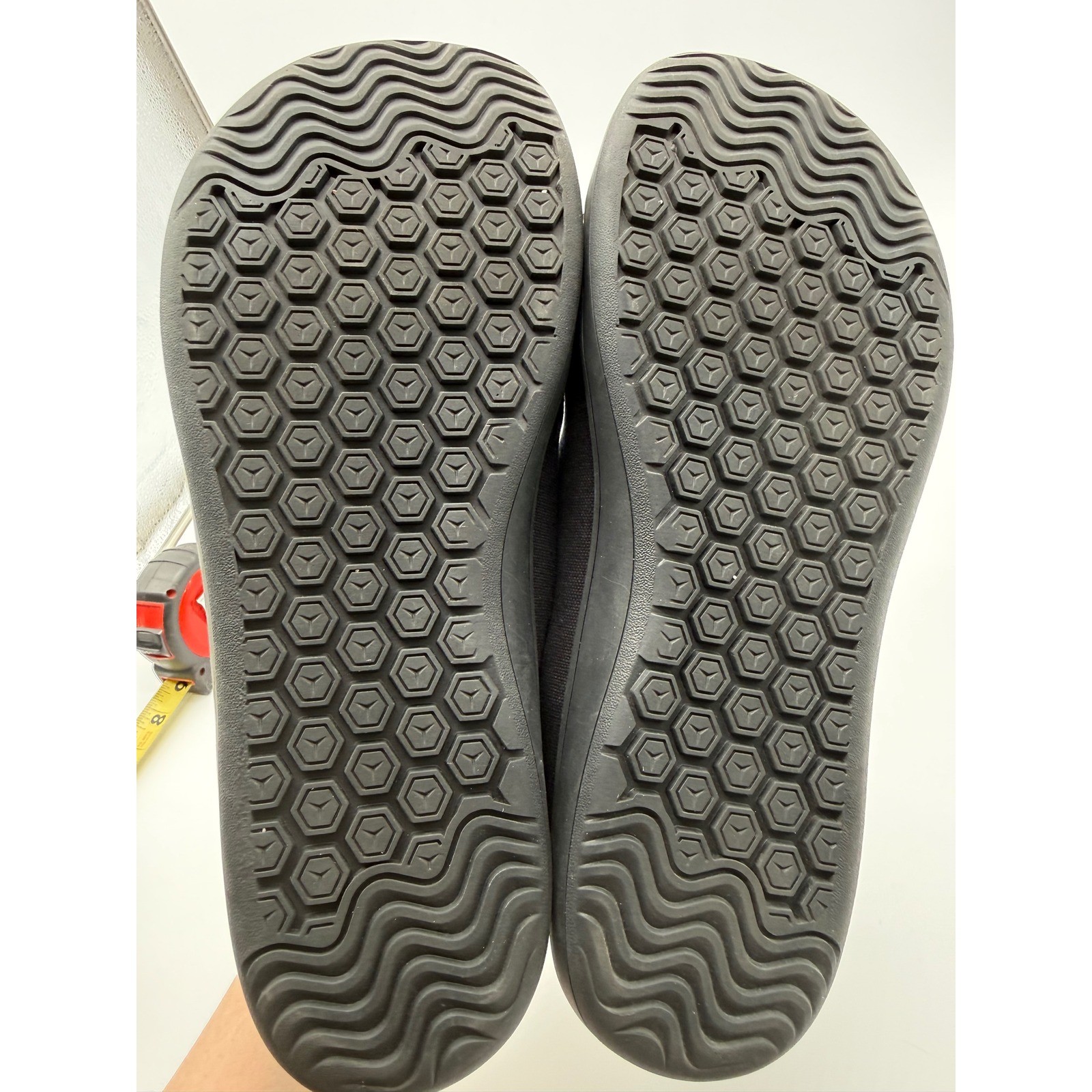 Hobibear Mens Barefoot Shoes Black Minimalist Zero Drop Sneaker GST0071S Size 42