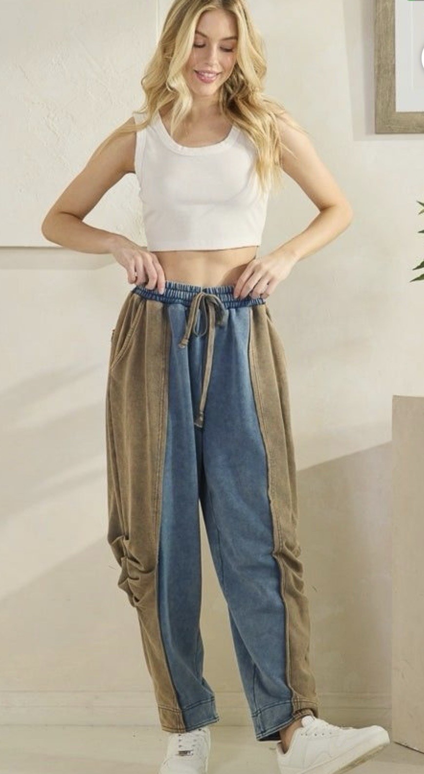 Oli & Hali French Terry Sliced Pants XL