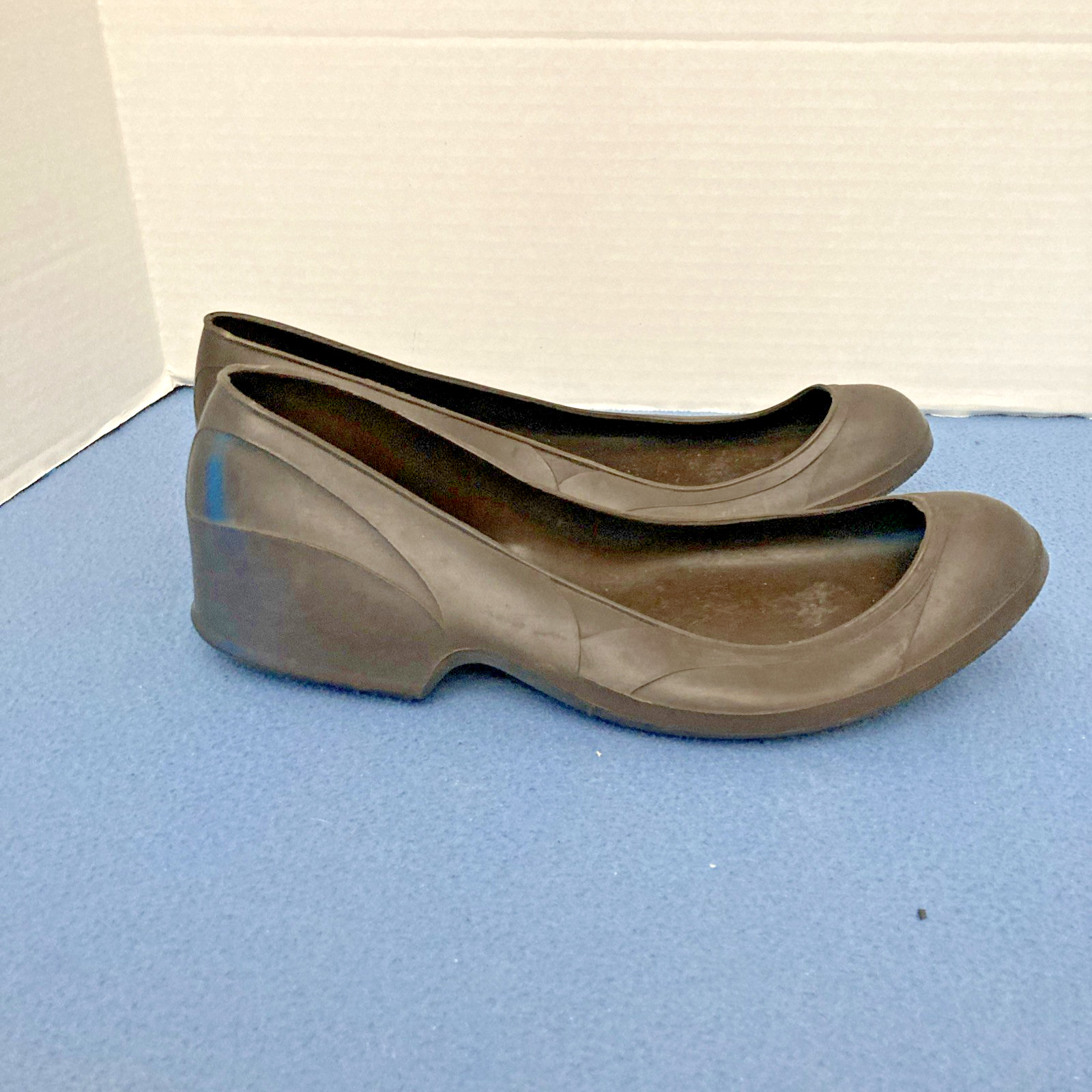 Vintage Tingley Women’s Brown Rubber Low Overshoes USA – Size Large