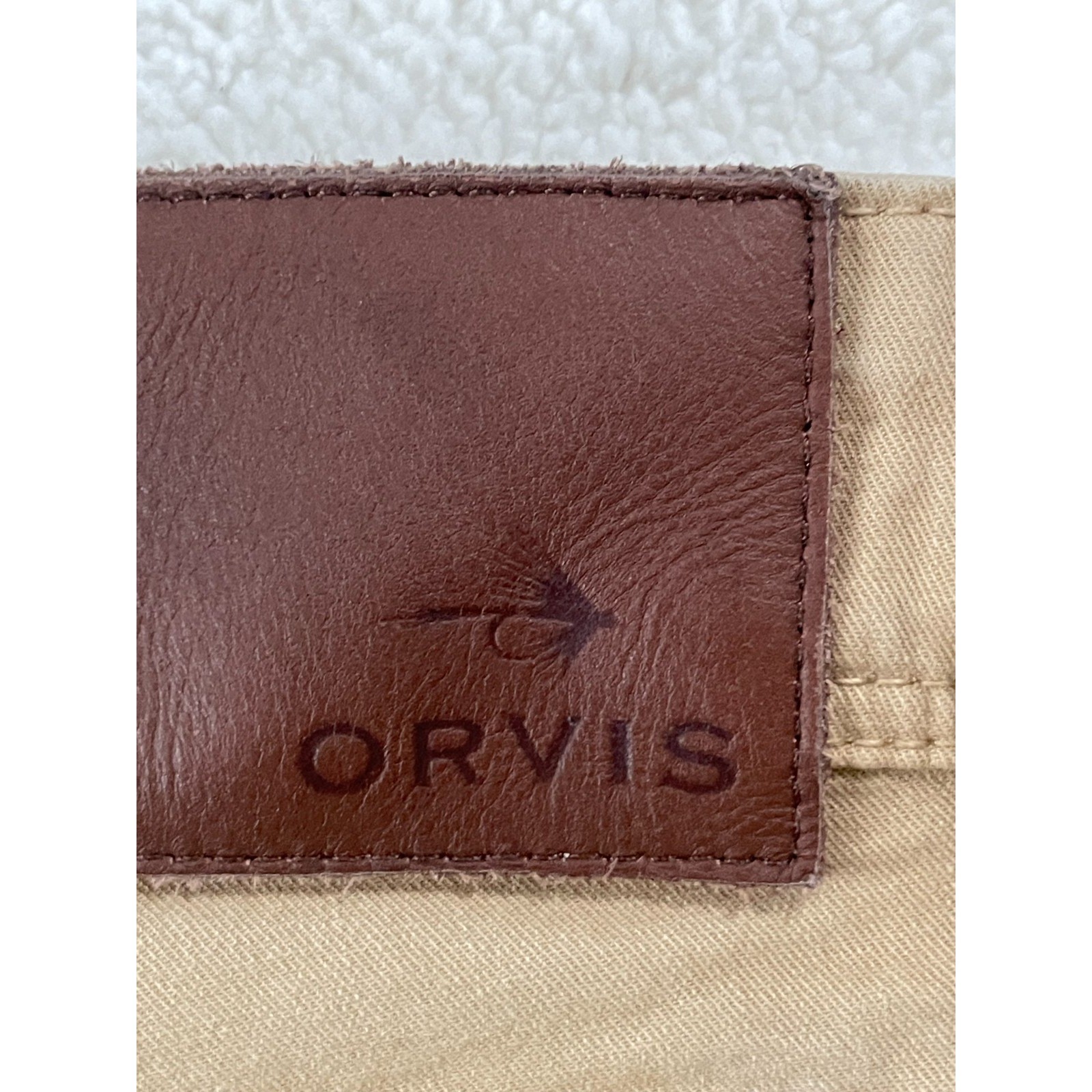 Orvis Pants 1856 Men’s 40×30 Stretch Heavy Twill 5 Five Pocket Tan Desert Khaki
