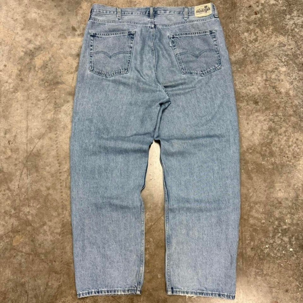 Y2K Levi’s SilverTab Light Wash Loose Fit Skater Jeans 40×31