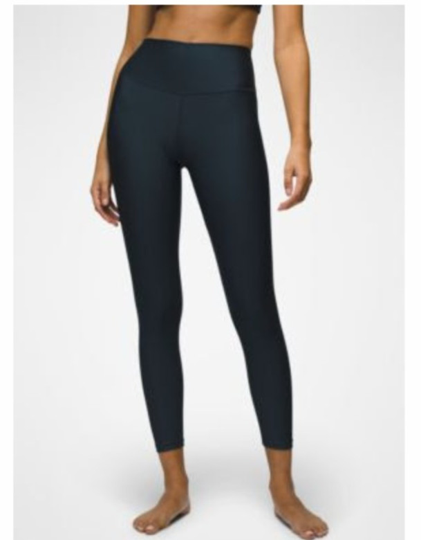 Prana Sculpt 7/8 Leggings Stormy Night Sz Medium High Compression High Rise EUC