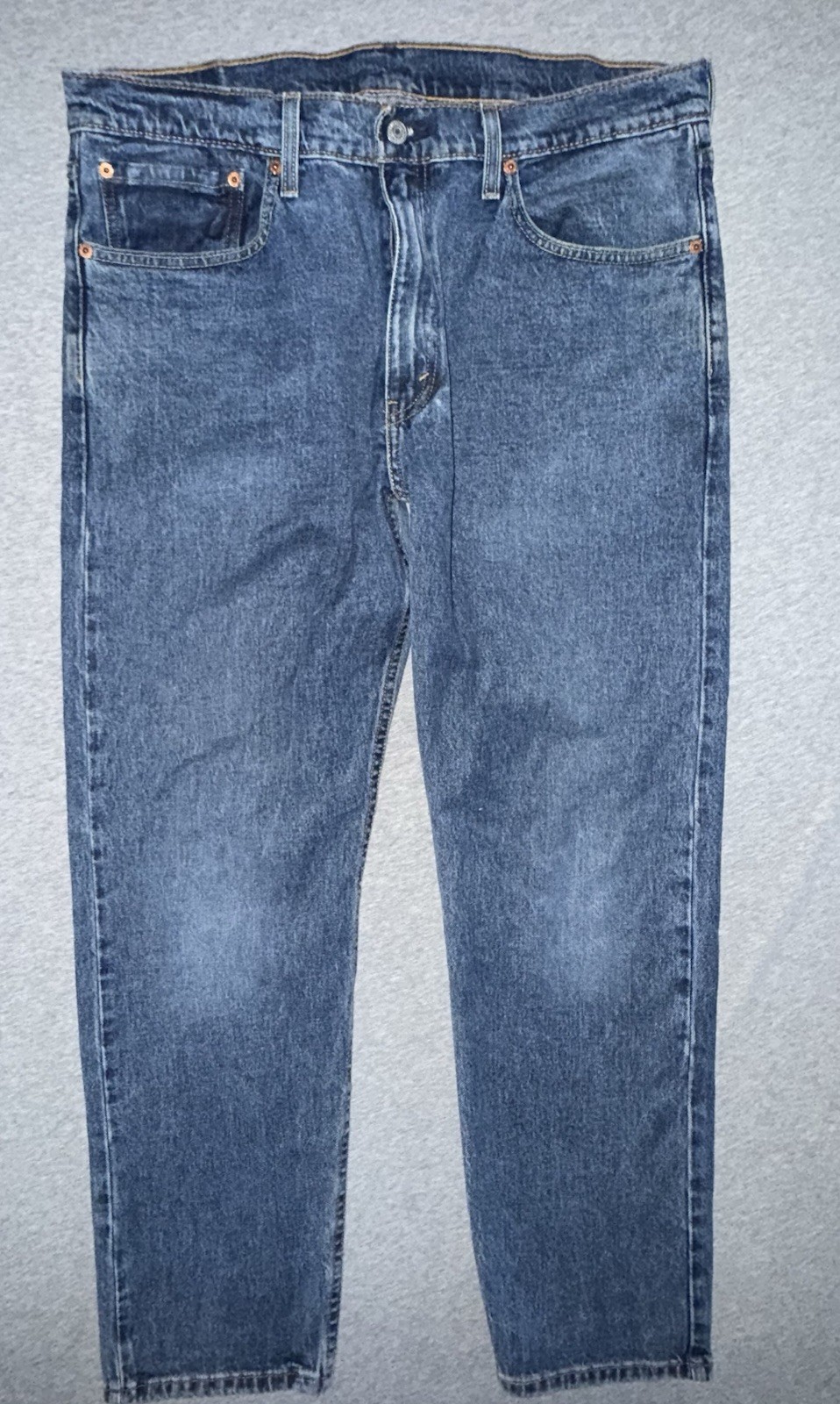 Levi’s 502 Men’s Jeans 36×30 Regular Fit Tapered Leg Stretch Blue Medium Wash