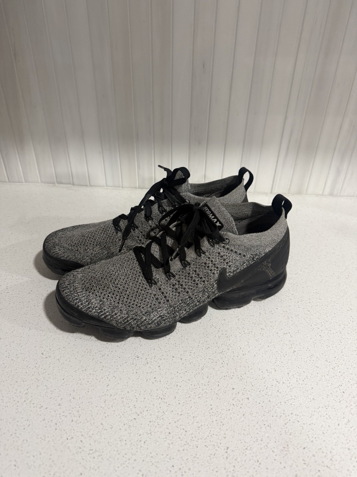Nike Vapormax Flyknit Mens 11 Black Gray *Free Shipping*