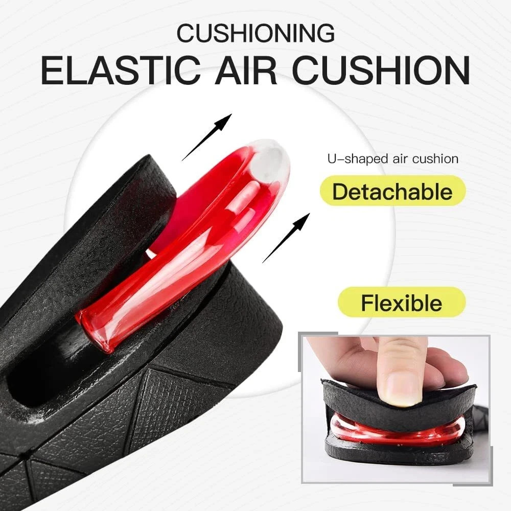 Height Increase Insoles Men Women Invisible Heel Lift Taller Shoe Inserts Pad US