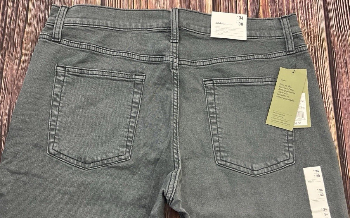 NWT Goodfellow Athletic Fit Total Flex Jeans Mens 34×30 (Actual 34×30)