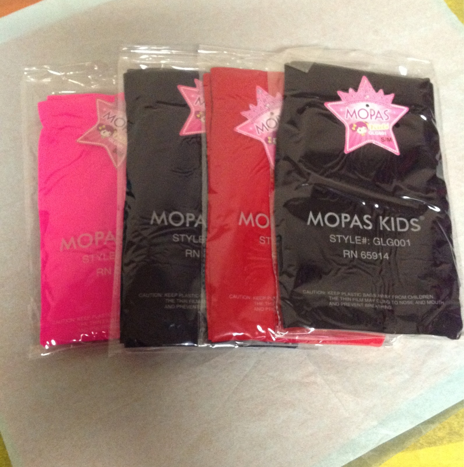 Girls Mopas spandex Leggings (90% nylon 10% spandex)