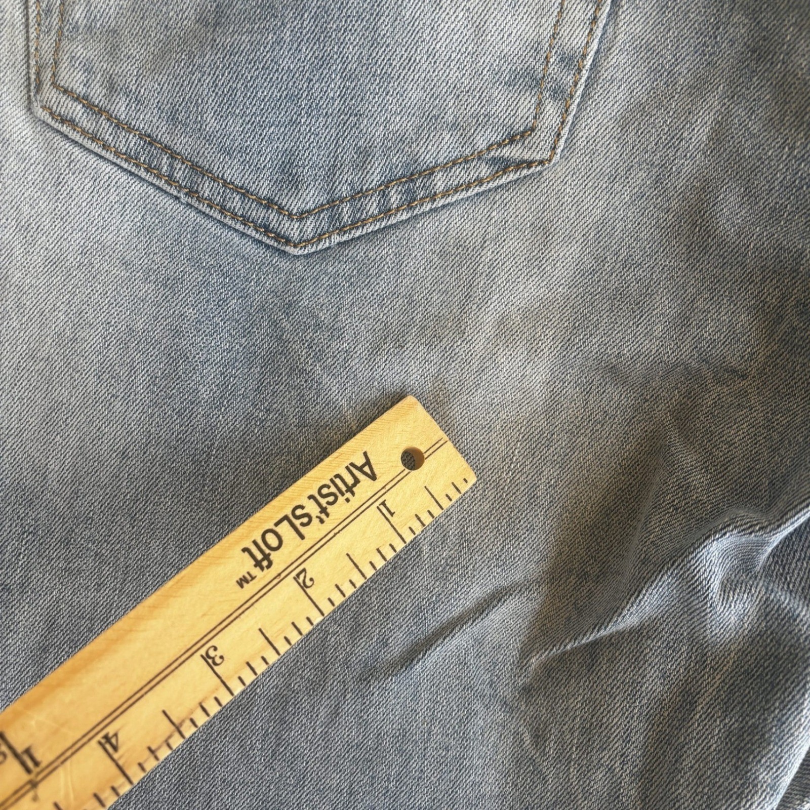 Y2K Levi’s 527 Jeans Mens 30×30 Blue Light Wash Slim Bootcut Denim Distressed
