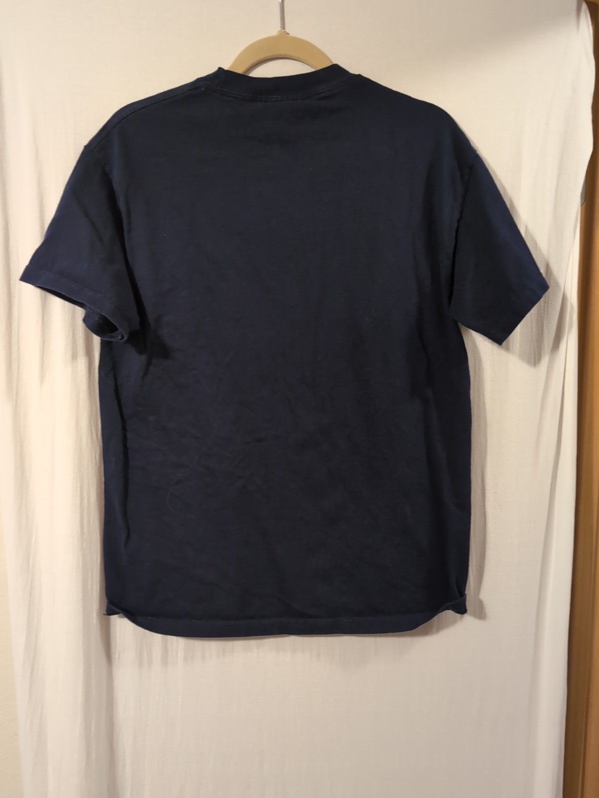 Retro Custom ’77 Moe’s Lawn Cutting Service Blue S/S T-Shirt