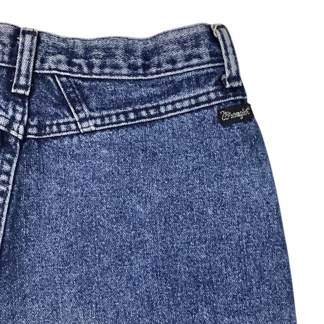 Vintage Wrangler Silverlake High-Waisted No Back Pocket Blue Jean Denim Size 8