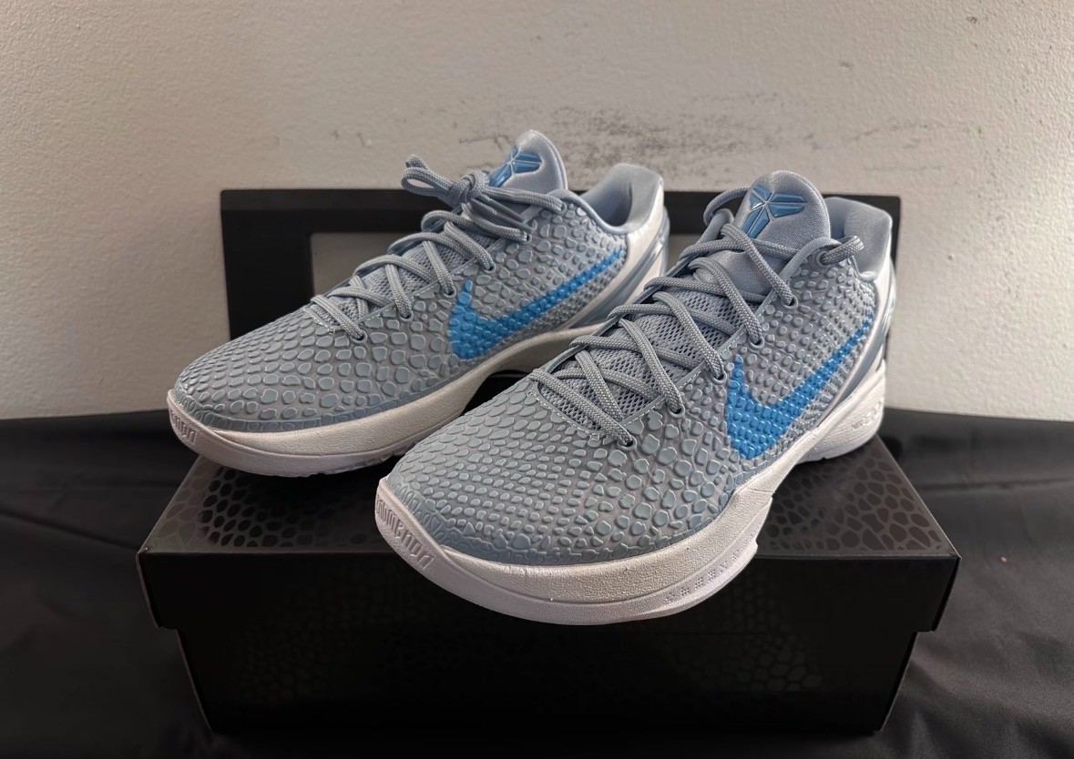 IQ3672-400 Caitlin Clark x Zoom Kobe 6 Protro ‘Light Armory Blue’ mens Size 7-12