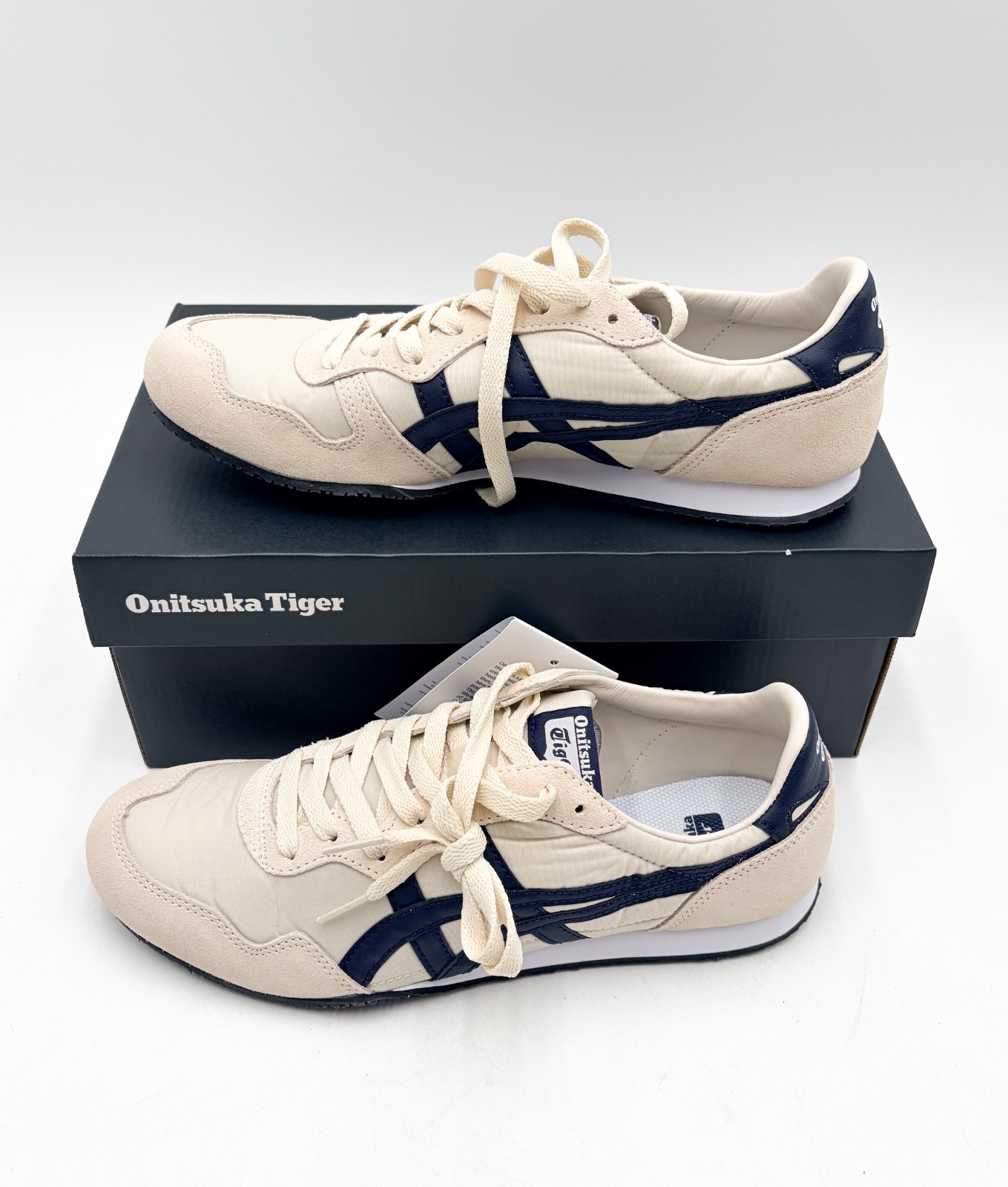 Onitsuka Tiger SERRANO Birch/Peacoat Daily Sneaker (Men’s US 8.5) From US