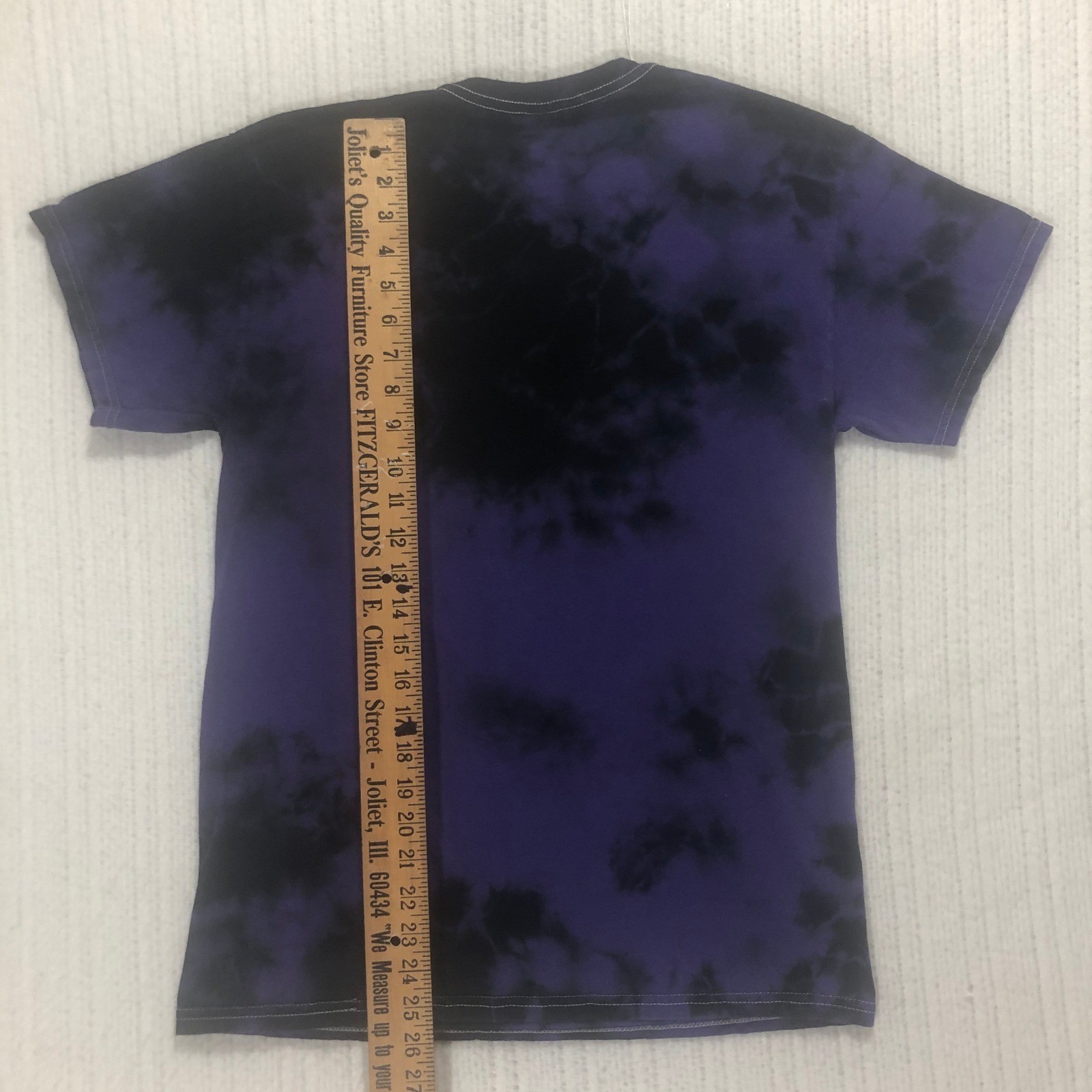 Marvel Venom T-Shirt Tie Dye Graphic Print Superhero Comic Book Purple S