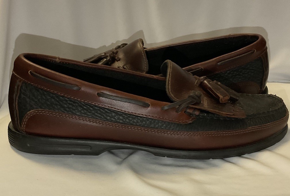 Sperry Tremont Kiltie Tassel Top Sider Black Brown Dock 0717132 Men’s 10.5 M