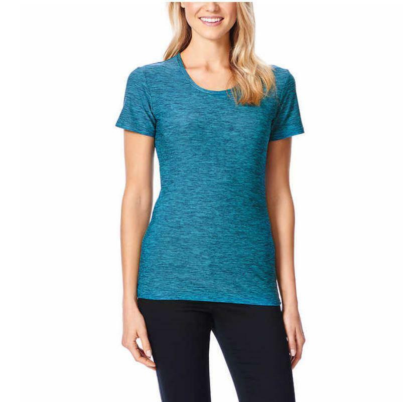 Women’s 32 Degrees Cool Short Sleeve Scoop Neck Tee T Shirt B42