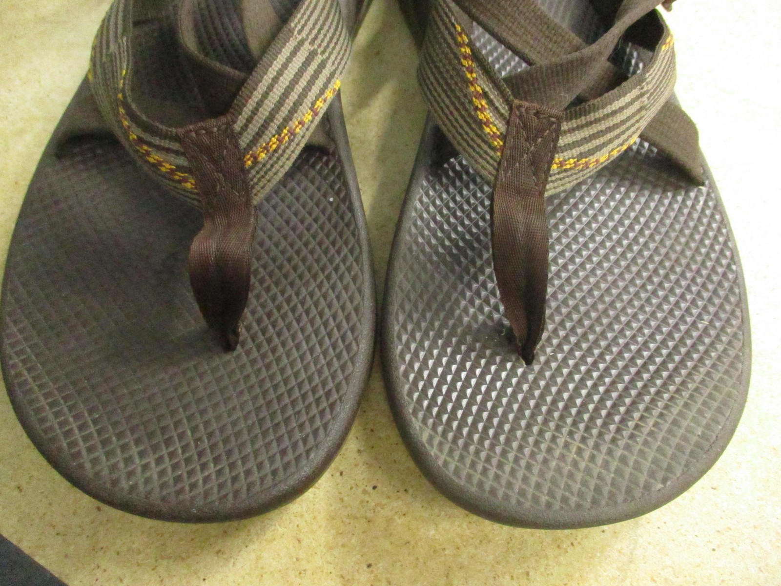 Chaco Sandals Mens Size 13 Brown Z/2 Toe Loop Adjustable Strap EcoTread J103017