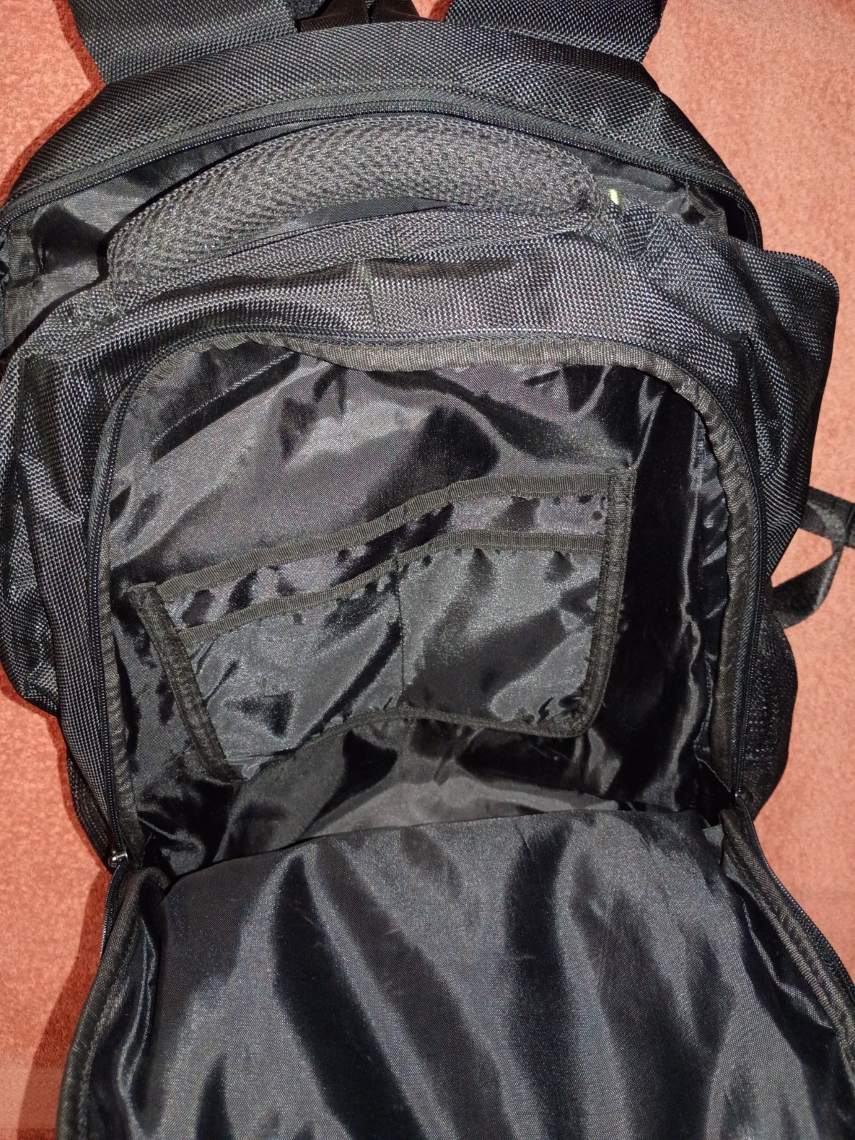 Monster Energy Black Backpack W/ Laptop Compartment Used Excellent
