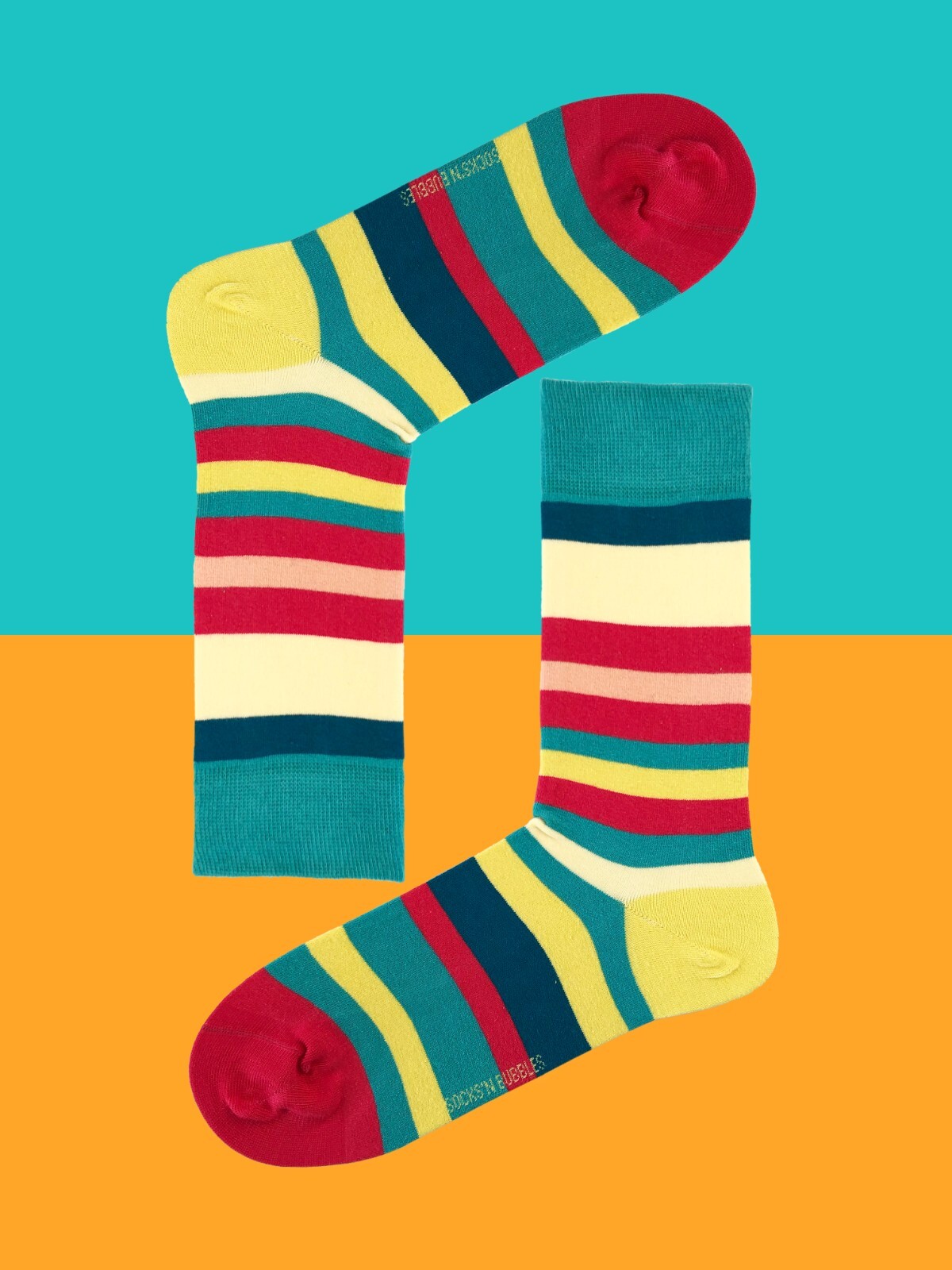 SOCKS’N BUBBLES Cool Novelty Socks with Gift Box Colorful Cotton Crew Fun Socks