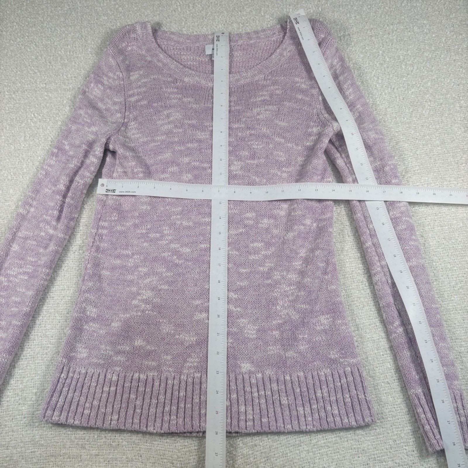 old navy pink lavender white knit sweater softgirl coquette dainty preppy shoujo