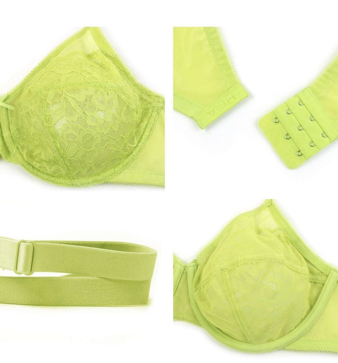 HSIA women’s Lace Bras Unlined Non-padded