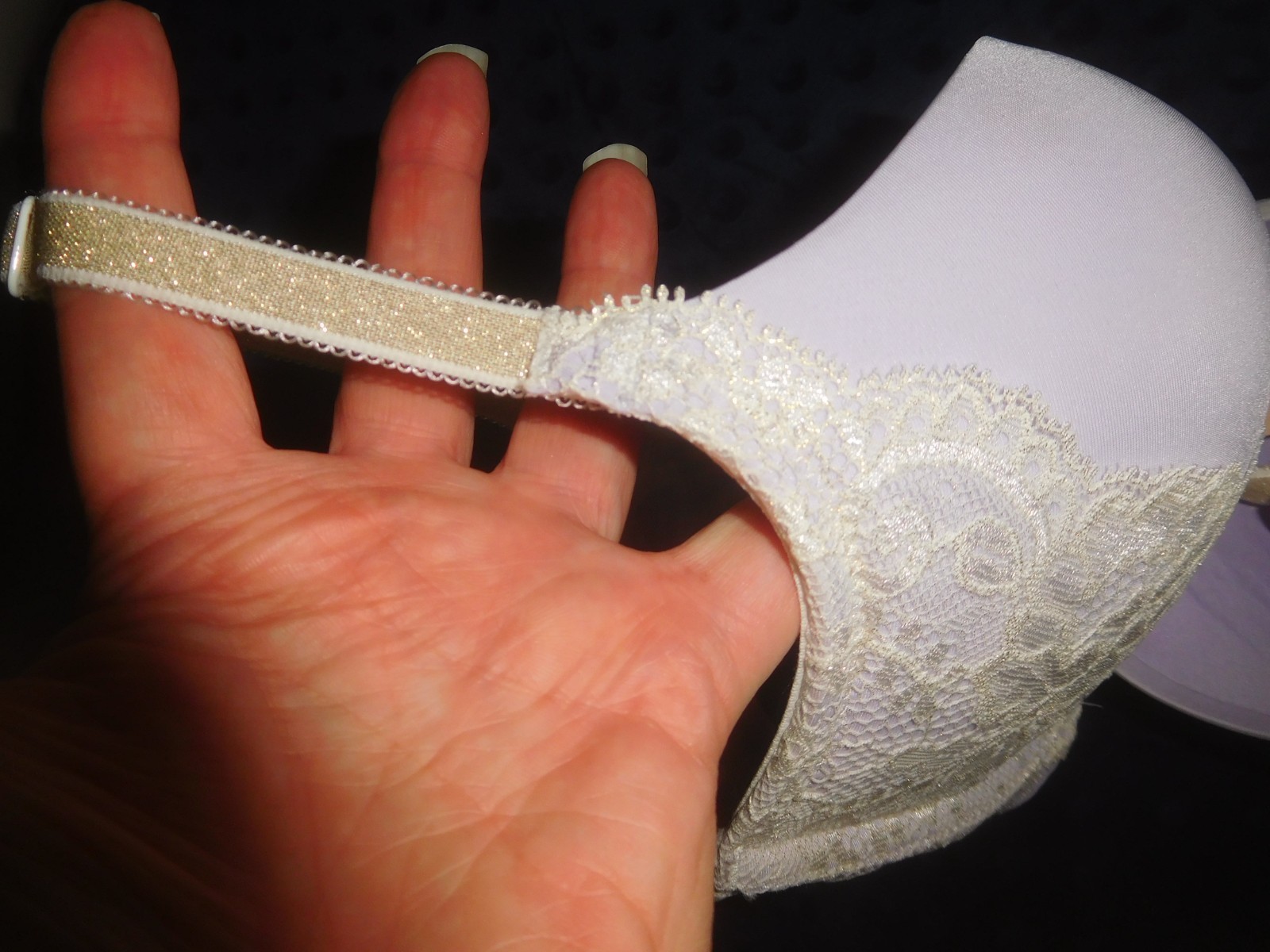 NWT Victoria’s Secret Dream Angels Add 2 Cup Sizes Push Up Bra Lavender Lace 36B