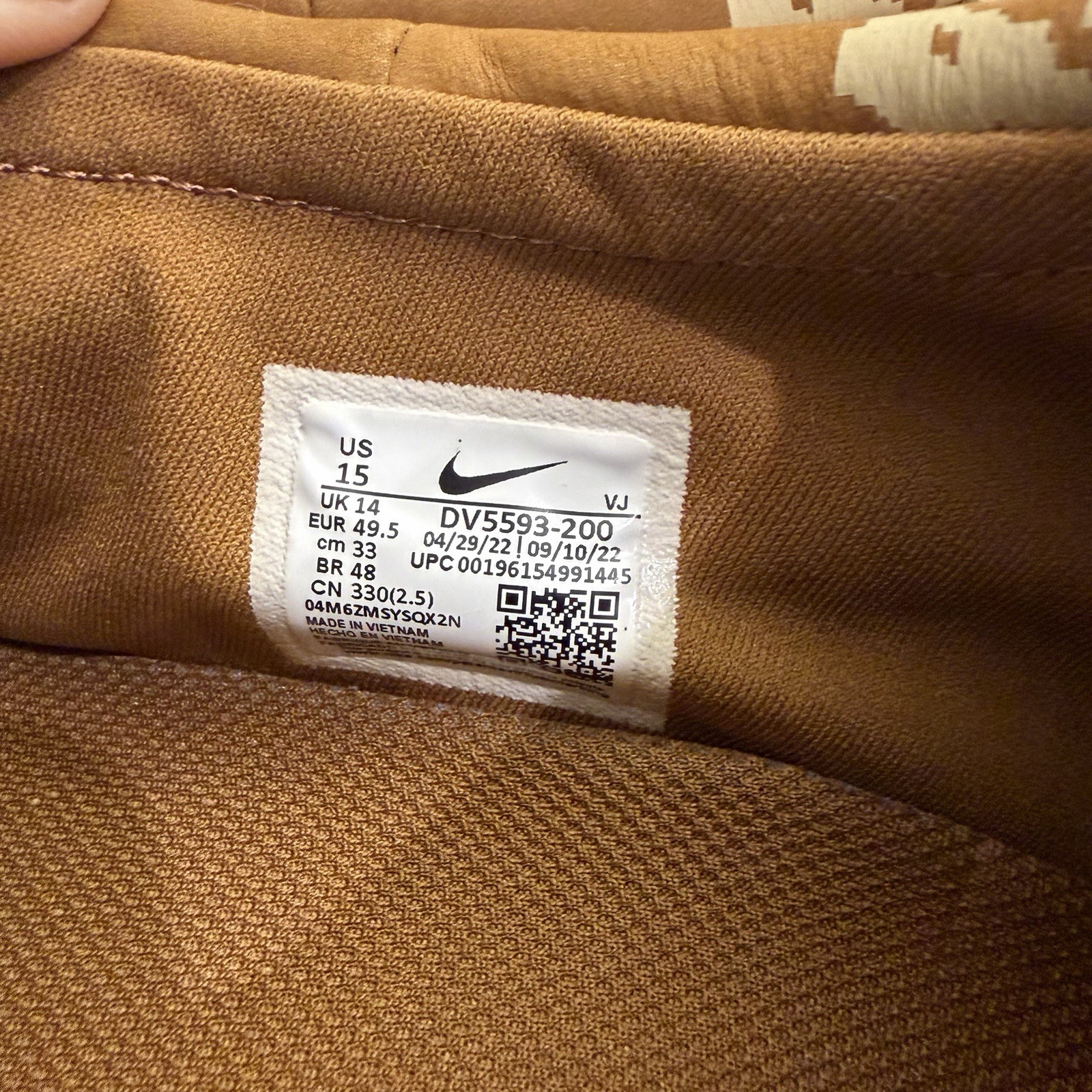 Nike x Undercover Moc Flow SP Style #DV5593-300 Ale Brown Tan Camo Mens Size 15