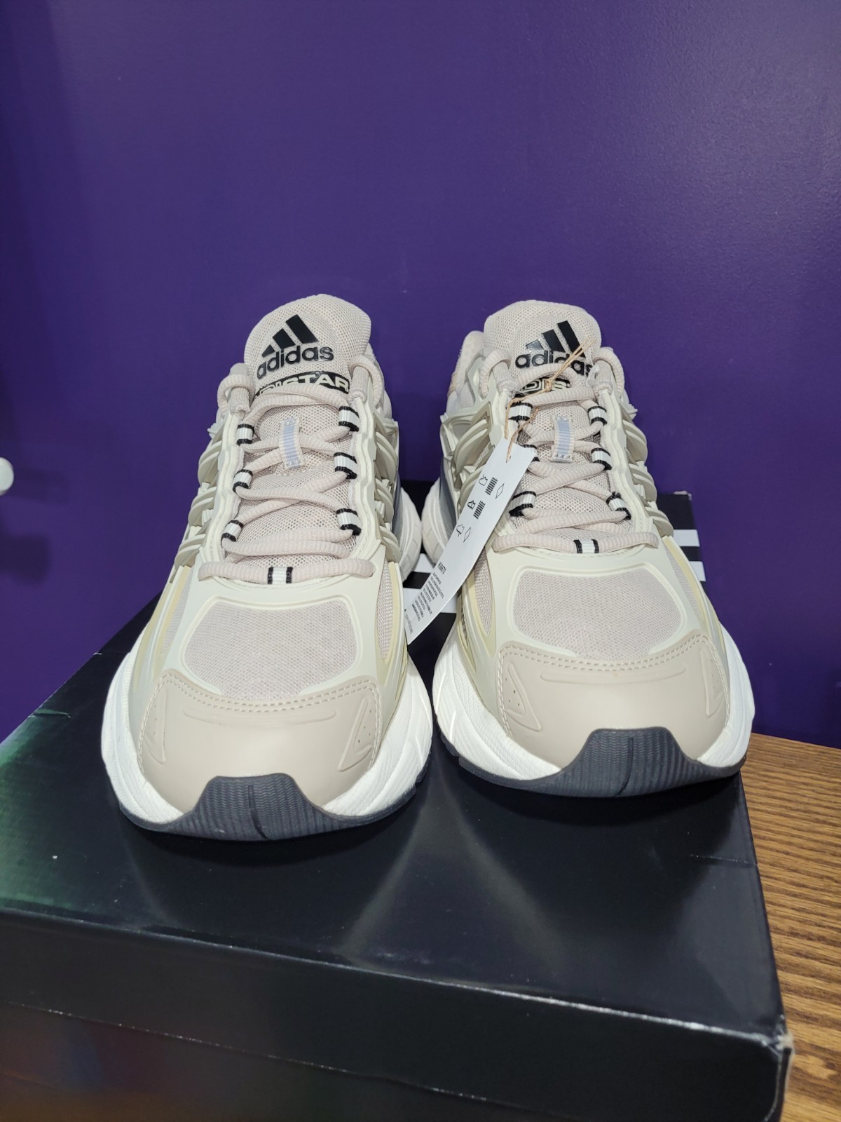 Adidas adistar XLG 2.0 Gray Scale SQUID Womens Sz 13 Alumina Beige 🔥2026 Releas