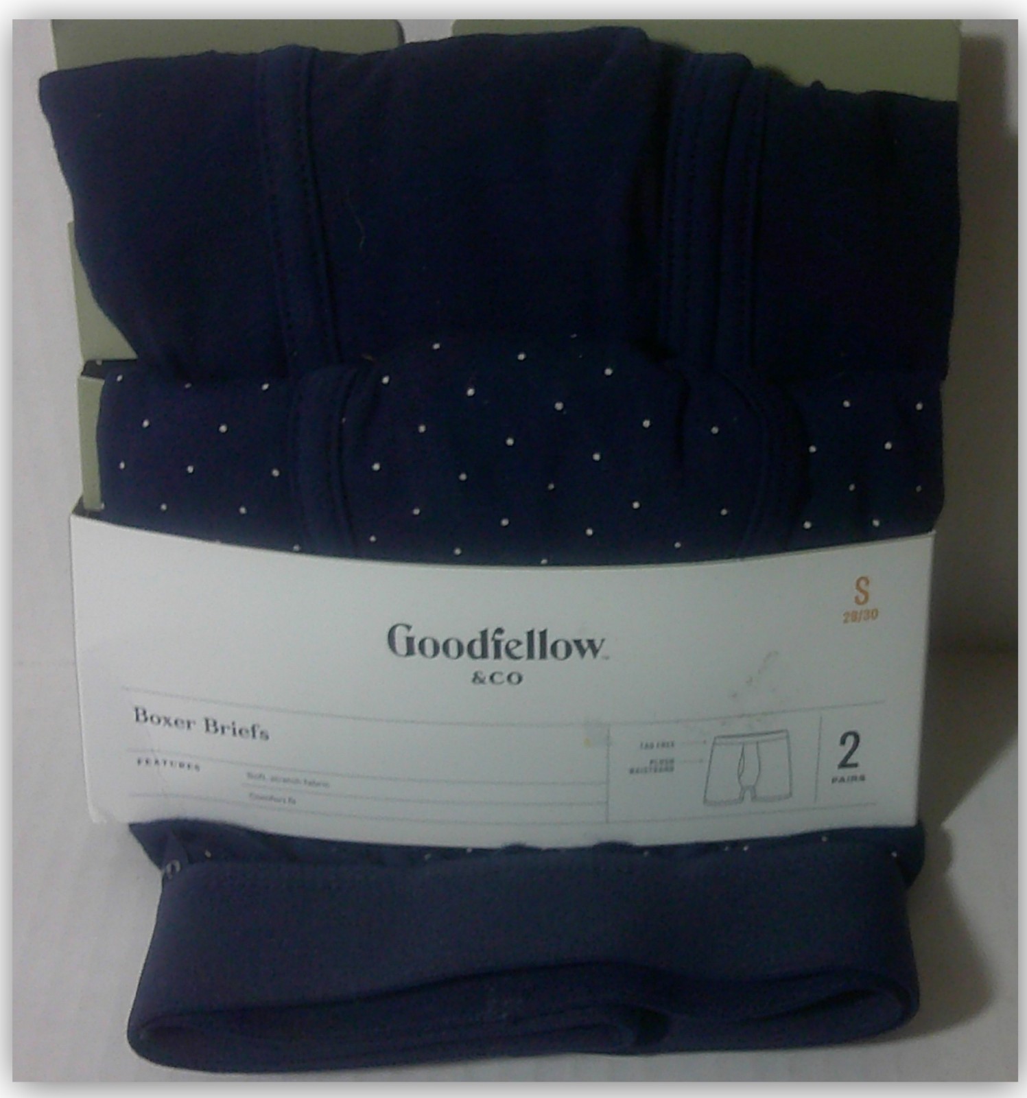 Goodfellow & Co BOXER BRIEFS 2pk SOFT STRETCH KNIT fabric Choice solids & prints