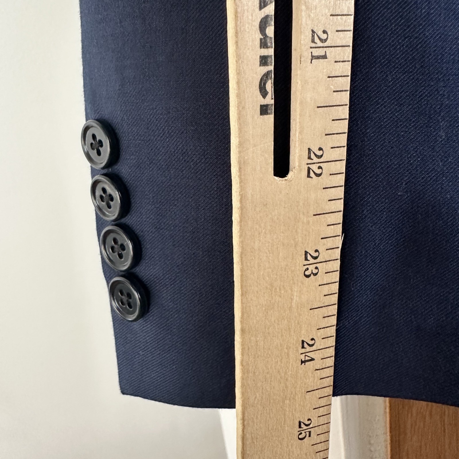 Michael Kors Suit Mens 50R Navy Blue Sport Fabric Pants 38×30 Flat Front Solid