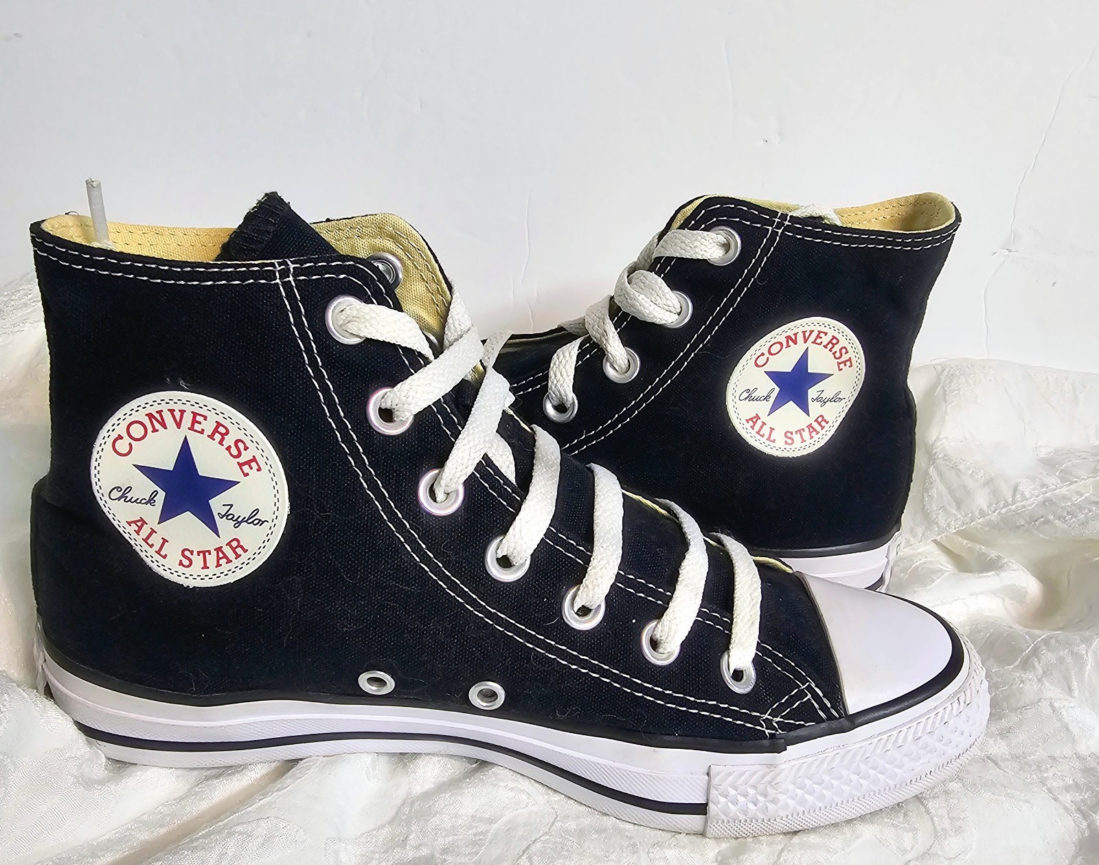 Gender Neutral Black Converse Chuck Taylor All Star High Top Sneaker Sz 7