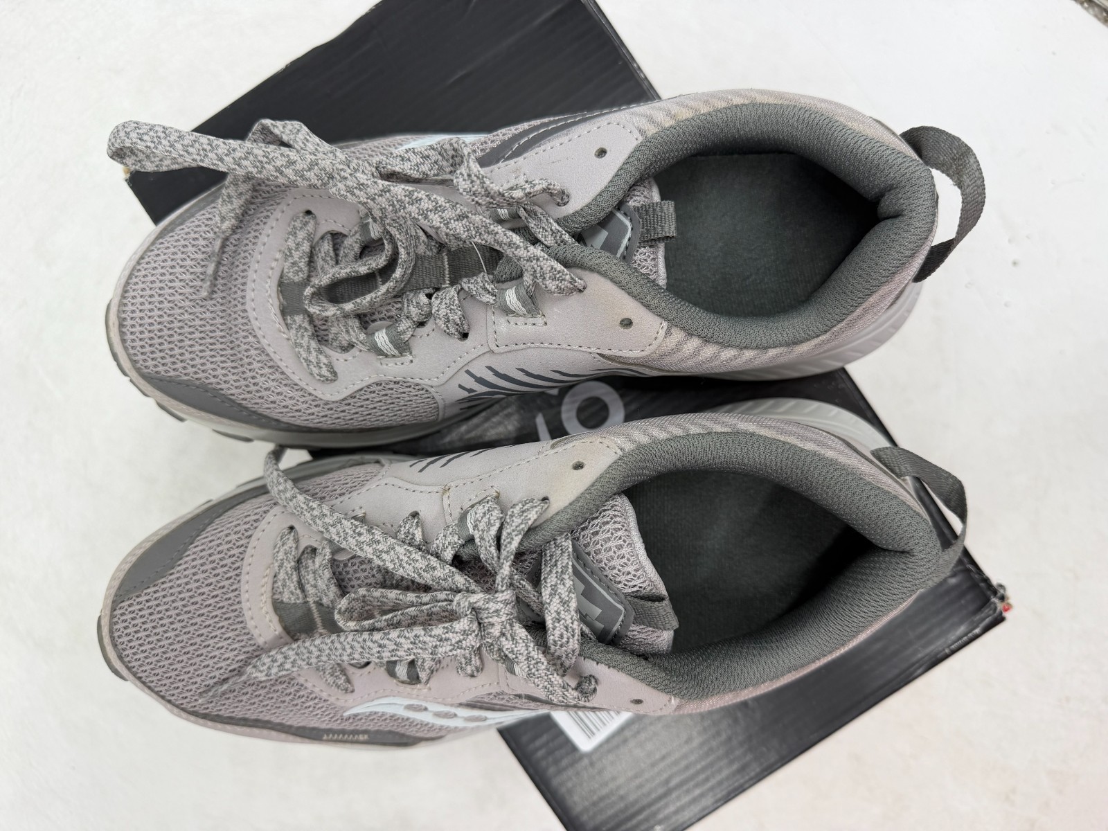 Saucony Excursion TR15 Wide Running Shoes Women’s Gray Mesh Sneakers – 8 WIDE