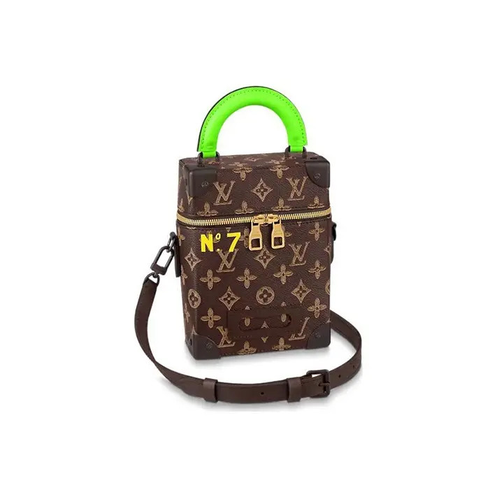 LOUIS VUITTON Vertical Trunk Phone Bag Shoulder Crossbody Bag Men’s 6x3x8.6 in
