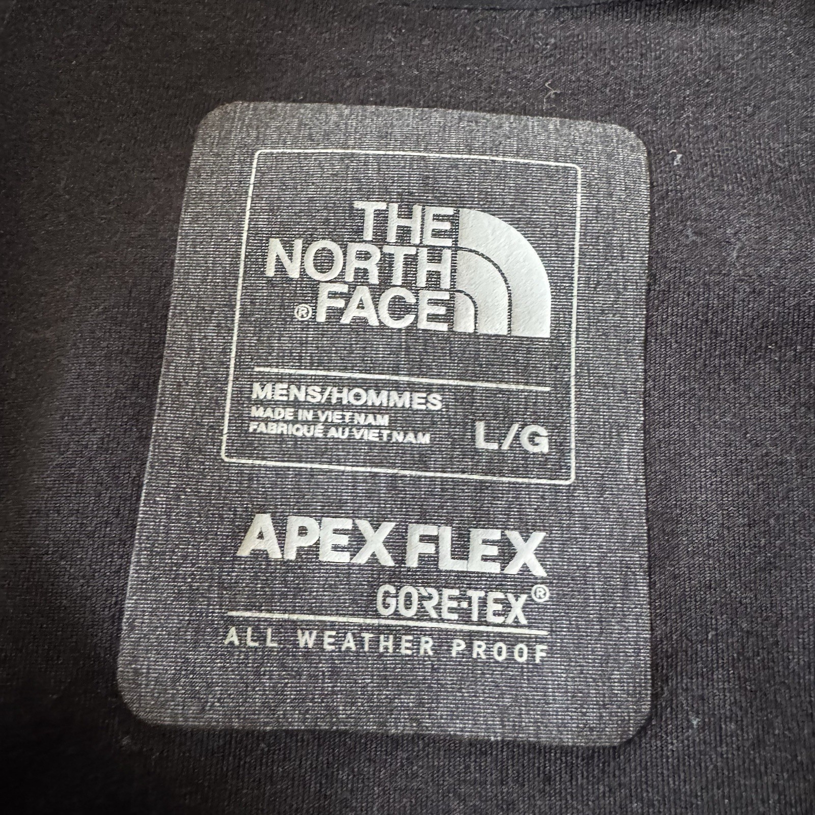 The North Face Mens Apex Flex Gore-Tex Softshell Jacket Grey Size Large