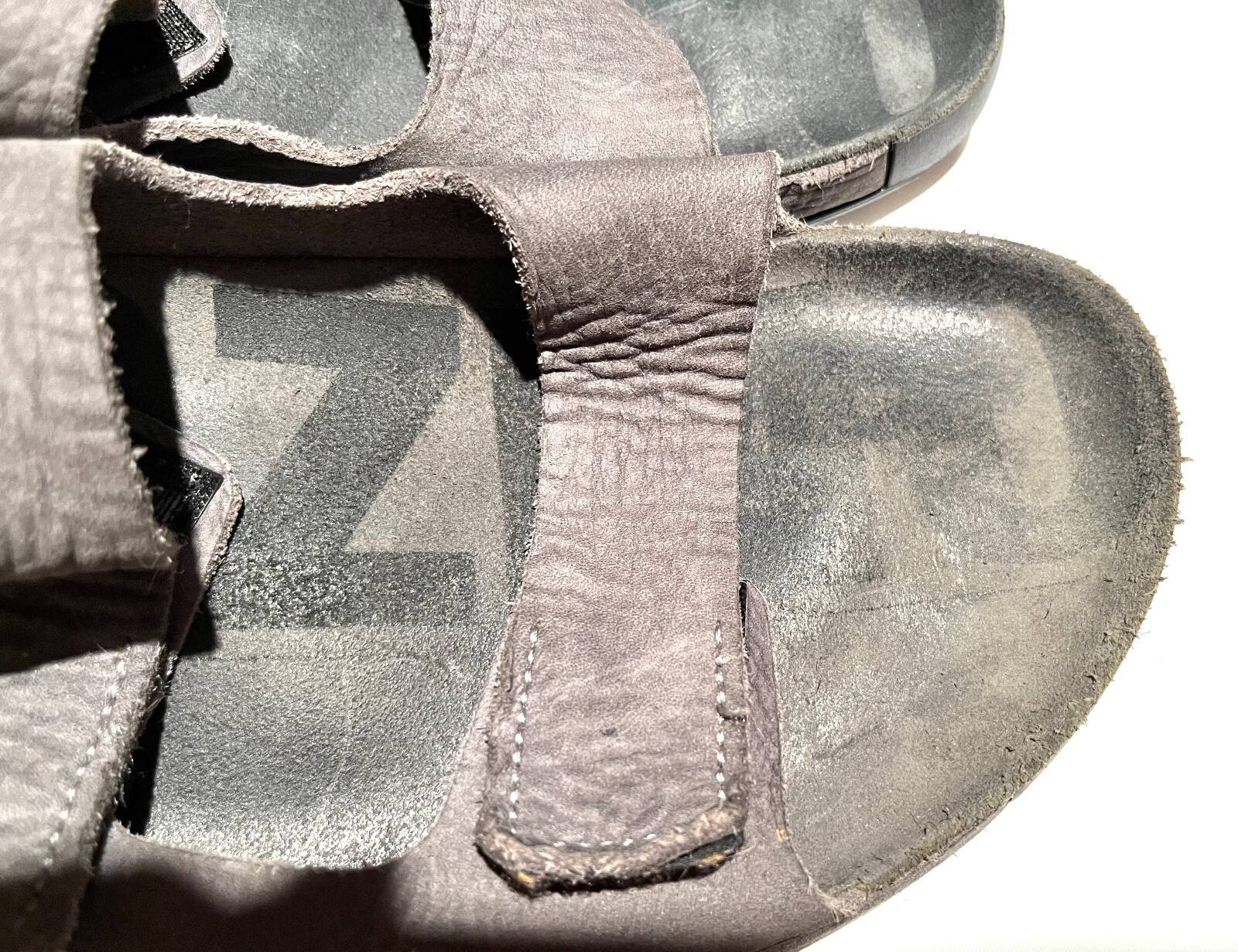 230852 Mens 12 – 12.5 EU 46 ECCO 50090402244 2nd Cozmo Nubuck Slide Sandal EUC
