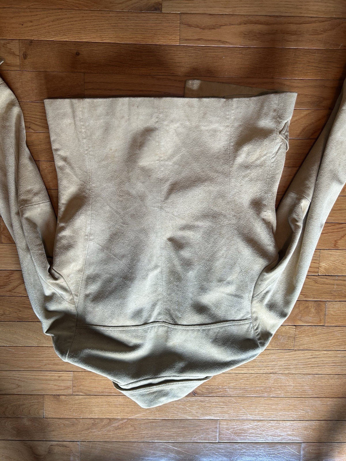 J.Crew Women’s Tan Suede Leather Jacket Coat Size M Zip Front