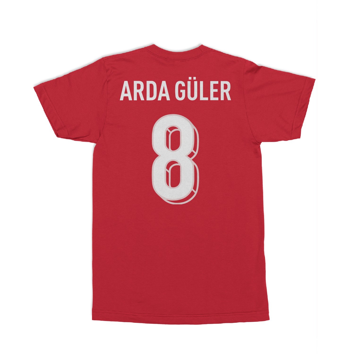 Turkiye Arda Guler 8 Soccer Inspired Jersey Style Unisex T-Shirt