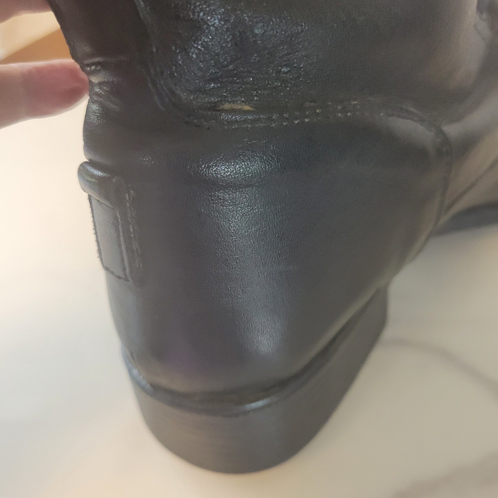 On Course By Frelonic Equestrian Brown Leather Cap Toe Ankle Riding Boots Sz 9