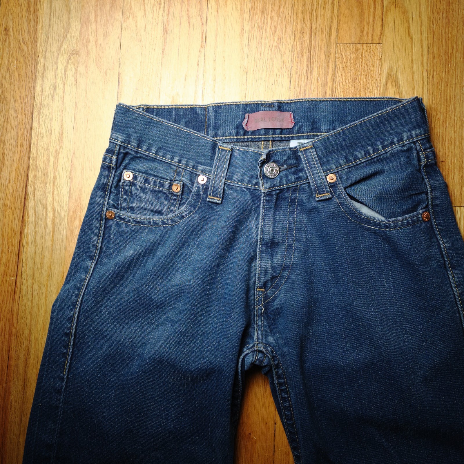 Levi’s Y2K Type 1 Real Loose Jeans Hong Kong 31×30 Baggy Wide Leg Vintage
