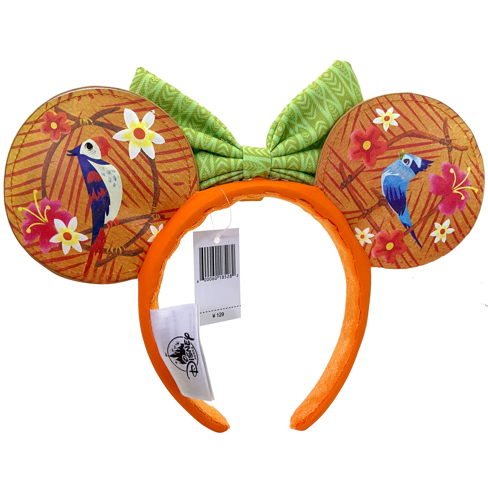 Disney’s Parks Enchanted Tiki Room Birds Minnie Headband Ears Dole Whip US SHIP