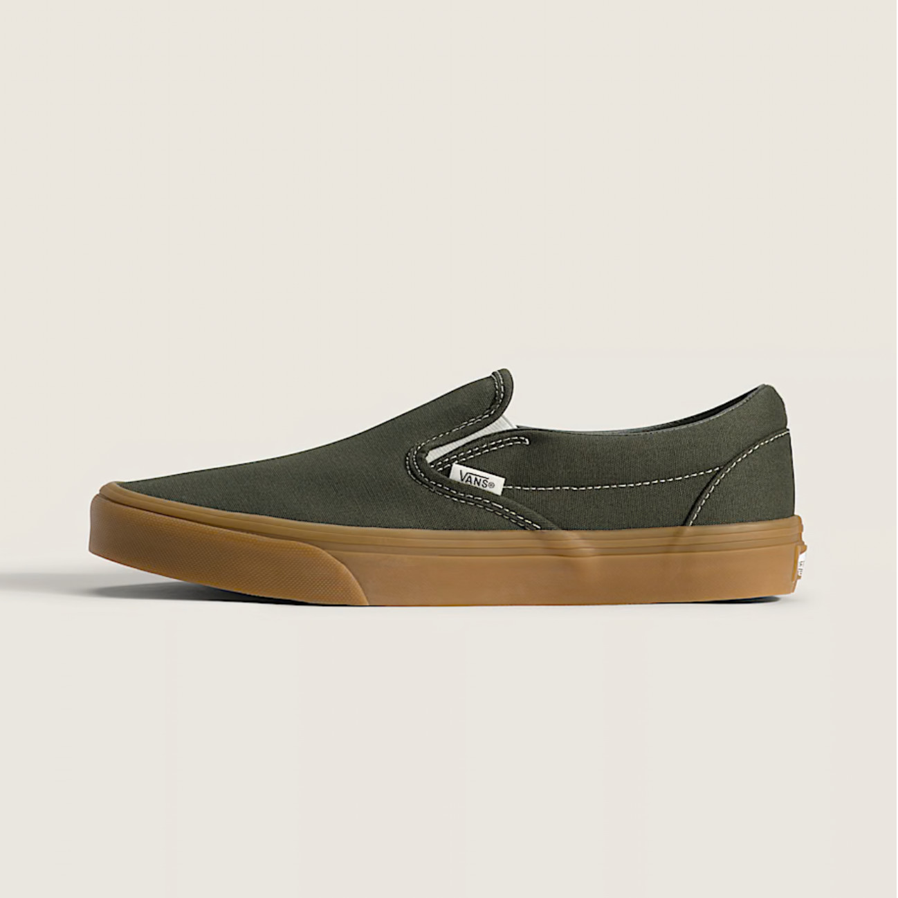 Vans Classic SlipOn Gumsole Obsidian Fern Shoes Sneakers US Mens Siz VN000DAHFRN