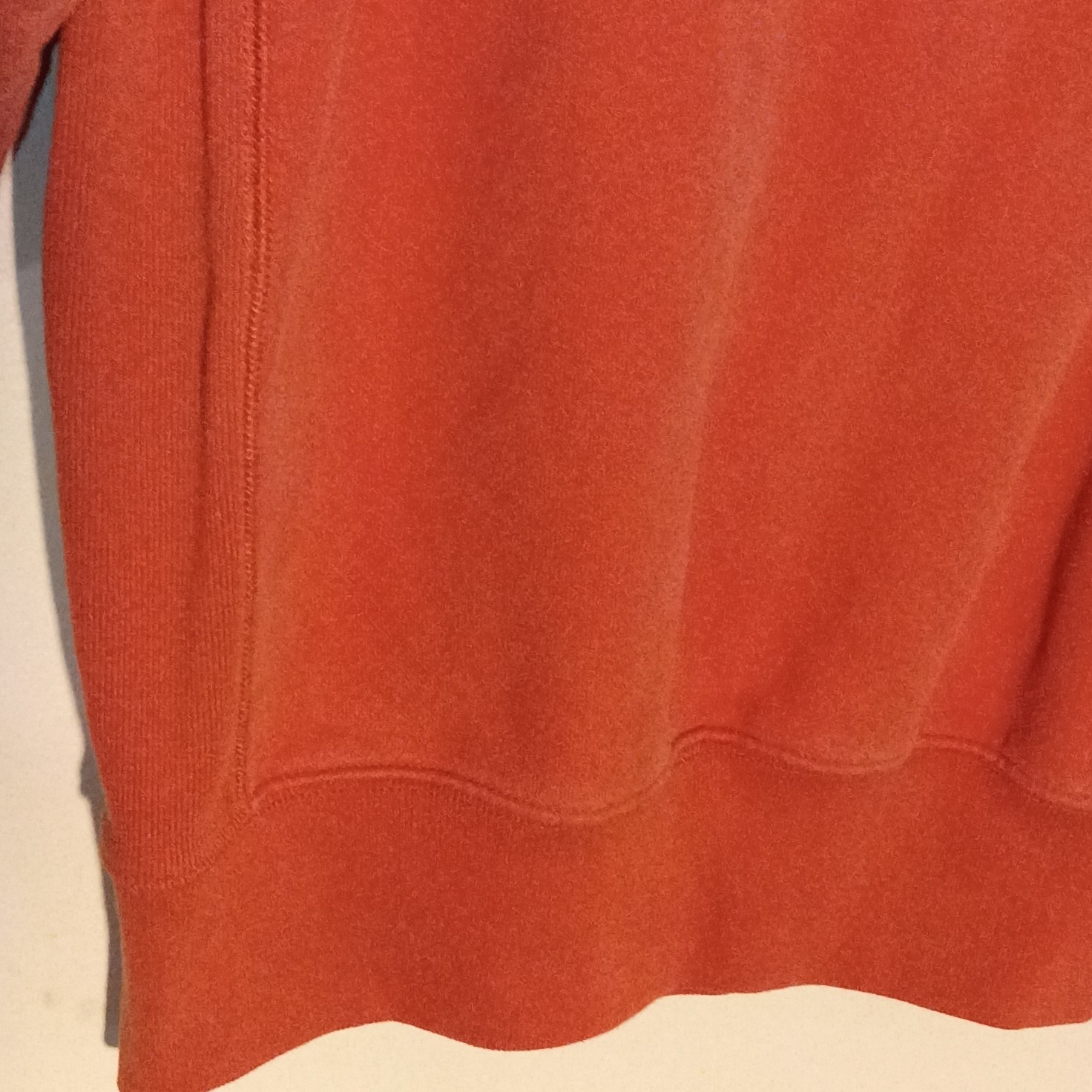 Champion Reverse Weave Sweatshirt Medium Rust Orange Embroidered Logo