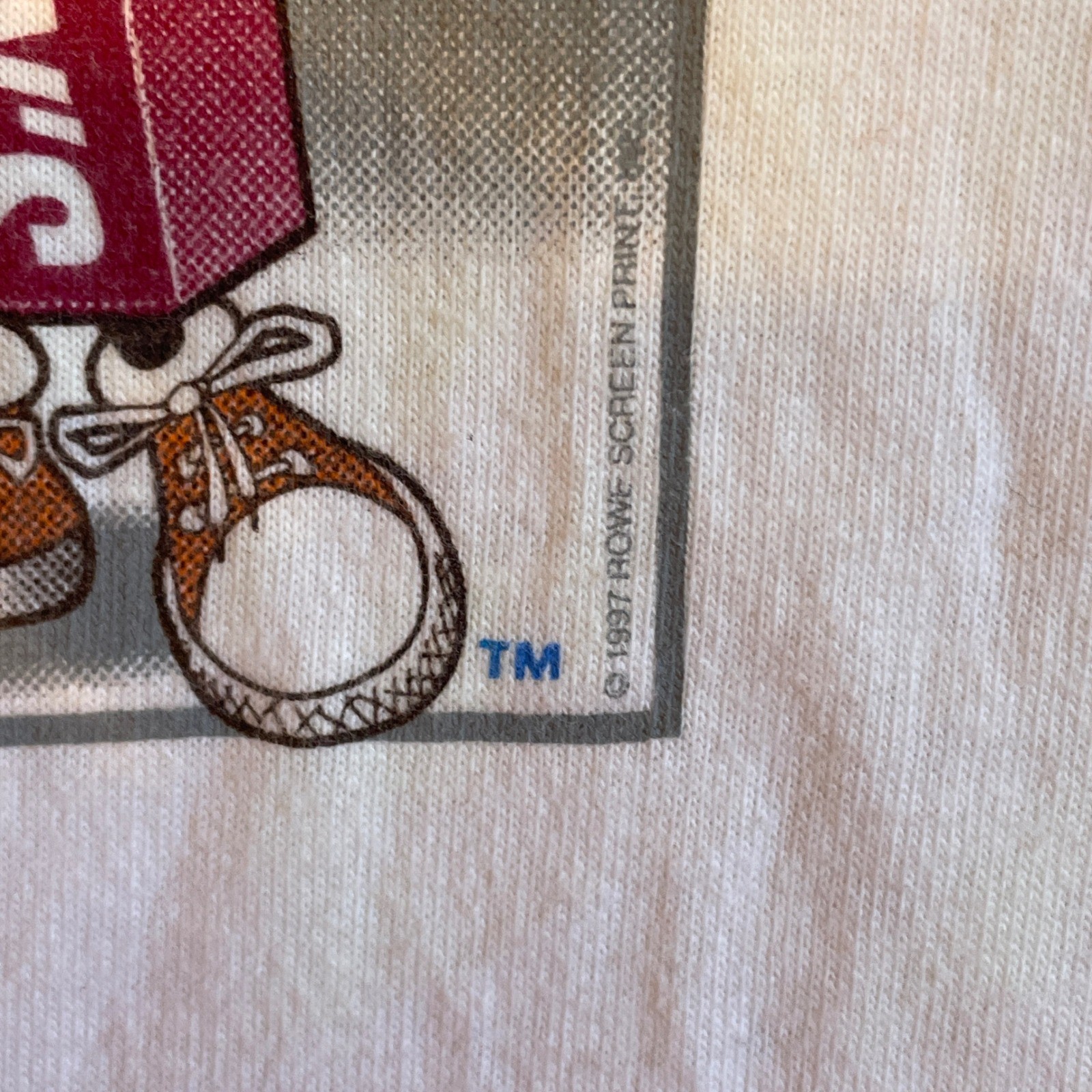 Vintage 1997 Hershey Park T Shirt Fruit of the Loom XL Theme Park