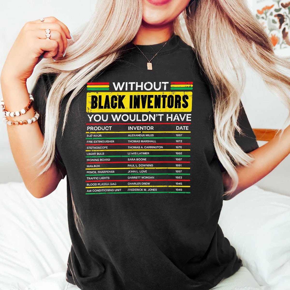 Without Black Inventors History Shirt – Black Excellence Innovation Tee Gift