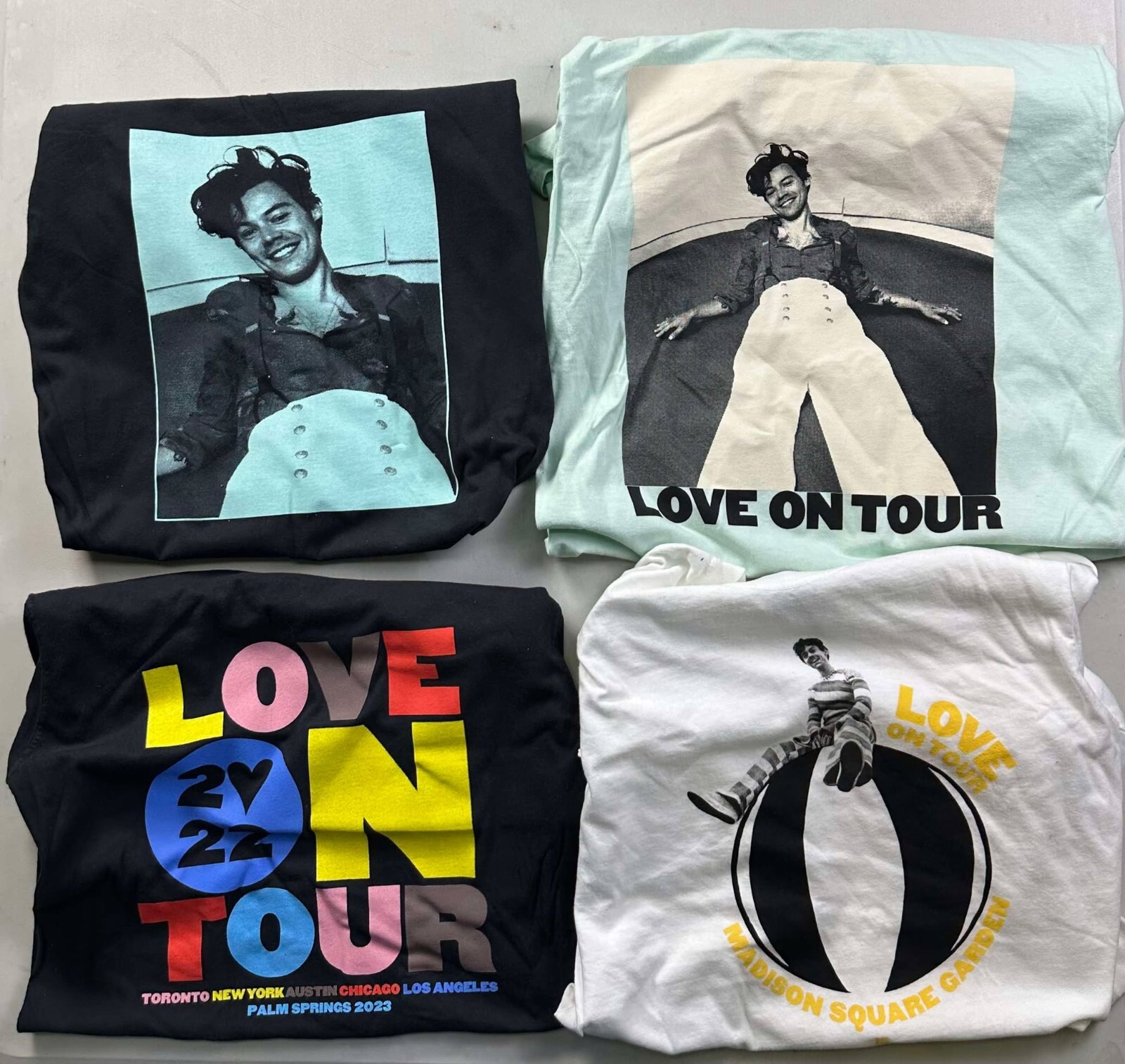 Lot of 4 Harry Styles Love On Tour T-Shirts Pick Your Size!