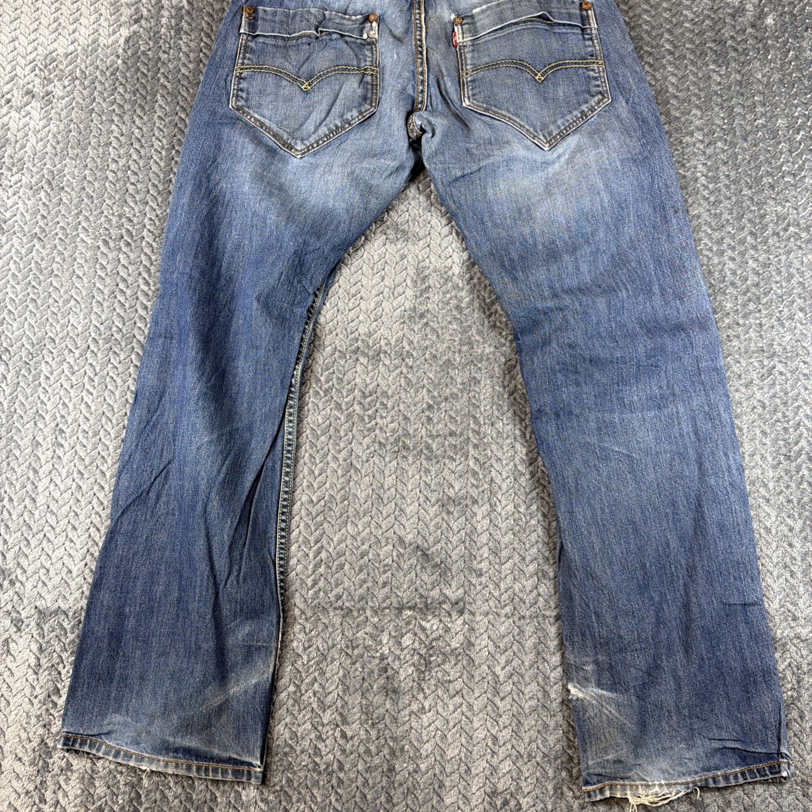 Levis 514 Jeans Mens 31×30- Blue Medium Wash Straight Denim Stretch