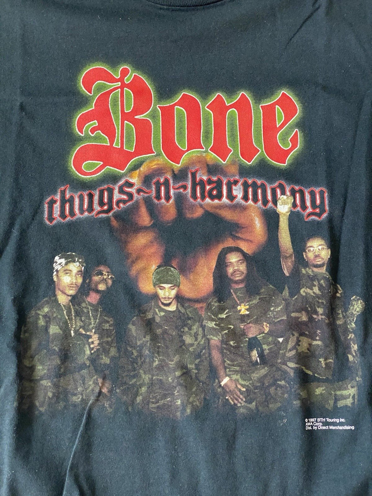 Vintage Bone Thugs N Harmony Art Of War Shirt Vtg XL