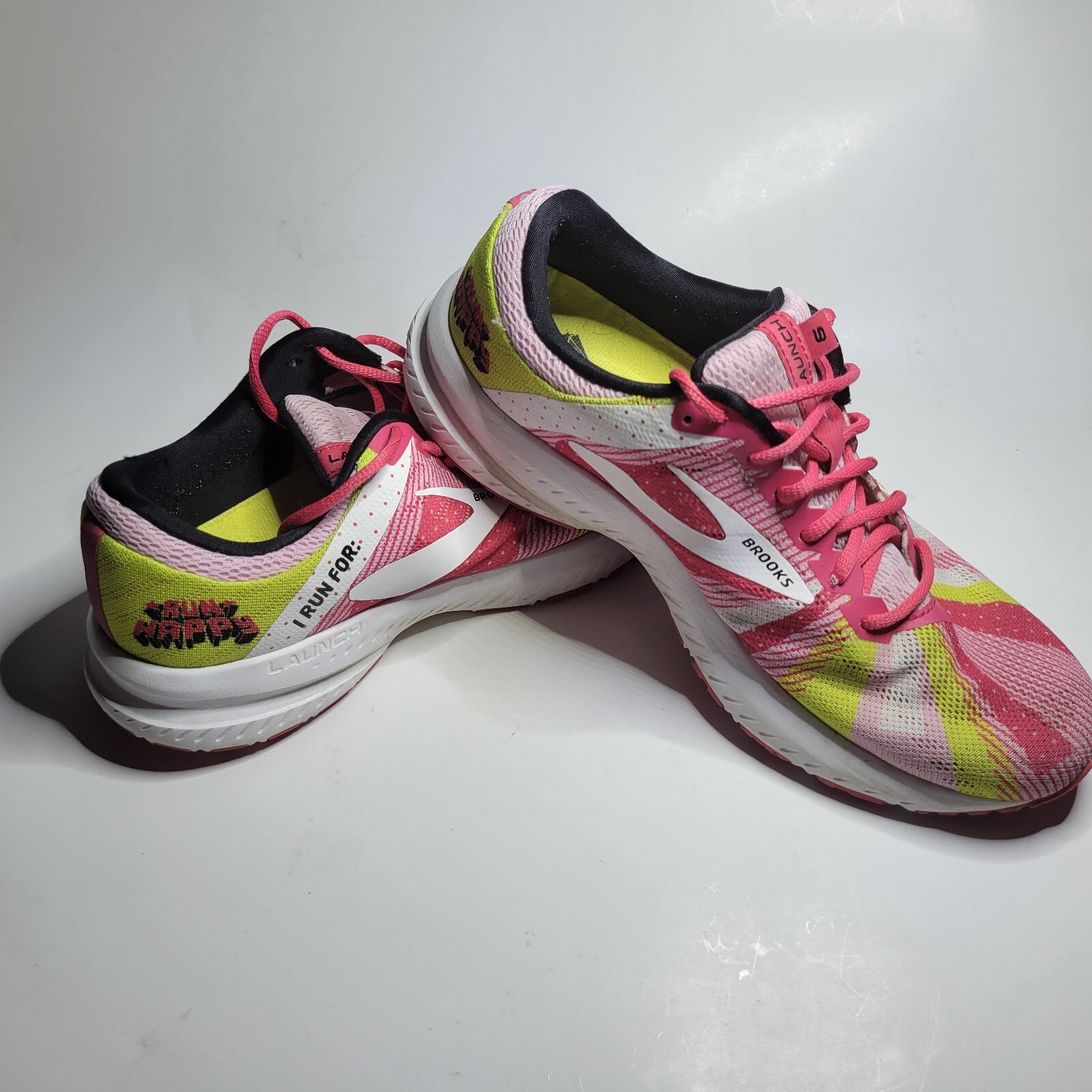 Brooks Launch 6 Womens Shoes Sneakers Size 8 Pink 1202851B685 Running Athletic