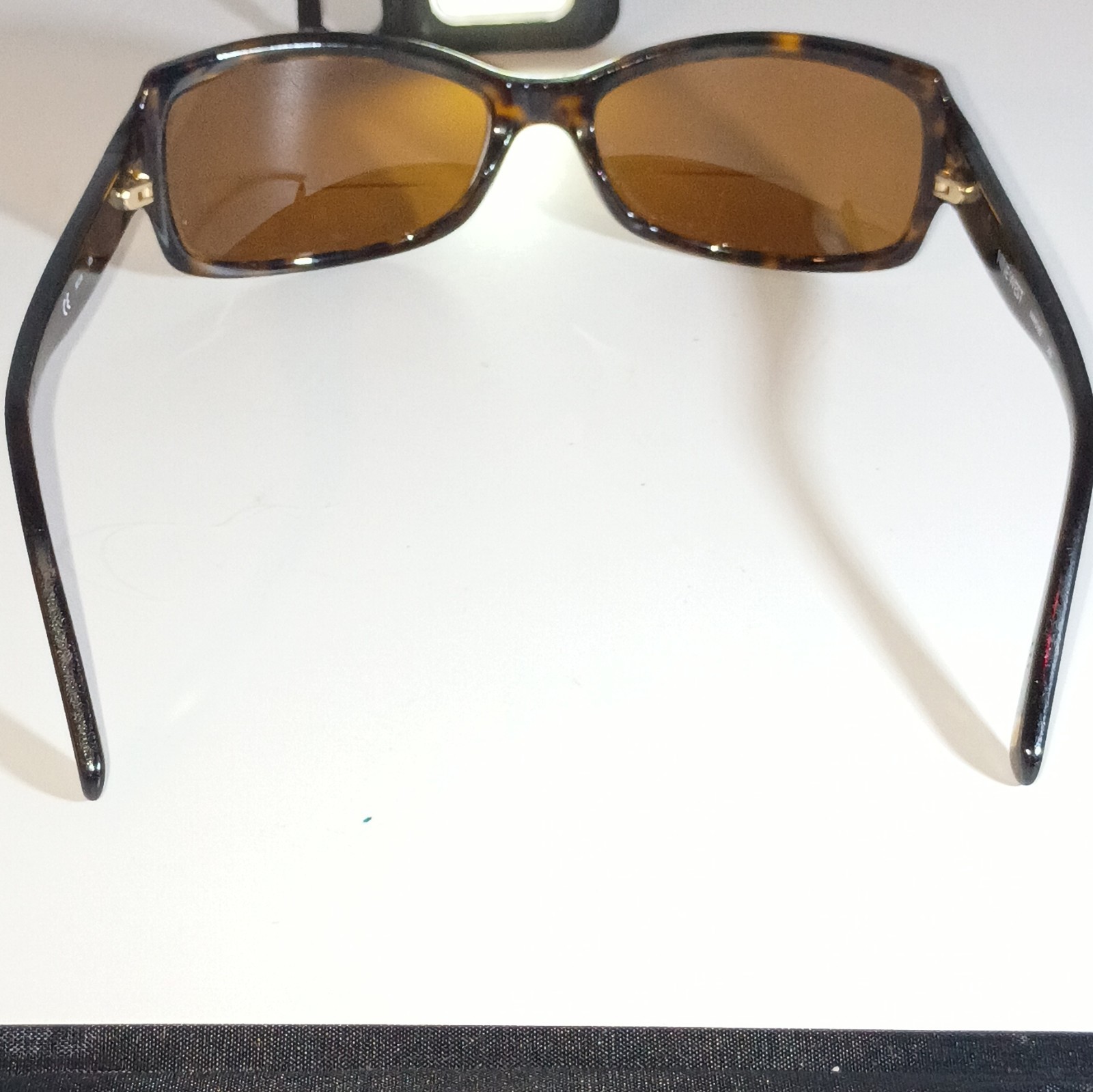 Nine West NW518S Rectangle Sunglasses Tortoise UV400 125mm Light Scratches