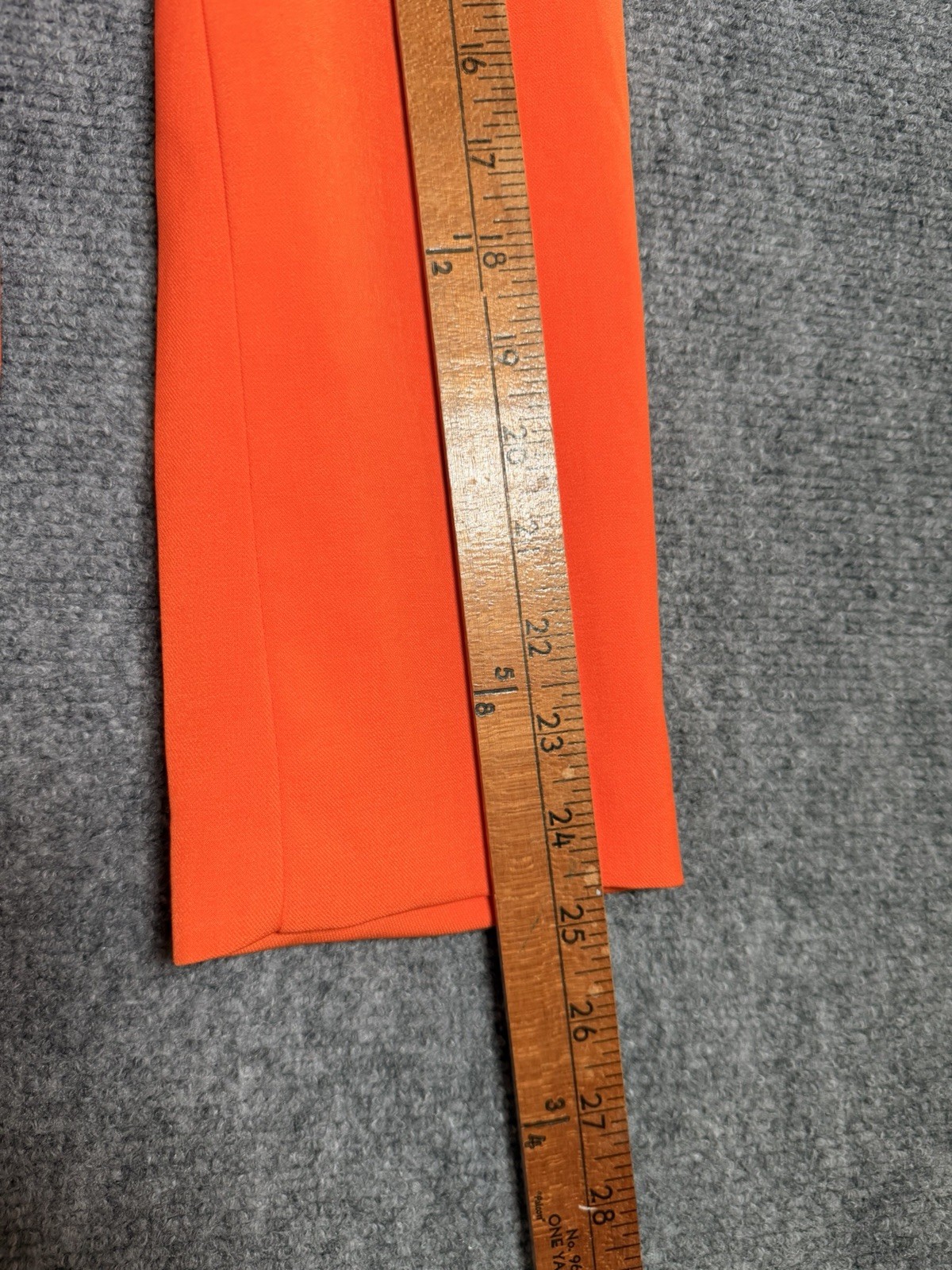 NA-KD Neon Orange Cutout Blazer Open Back Single Button Jacket Blazer Women’s 36