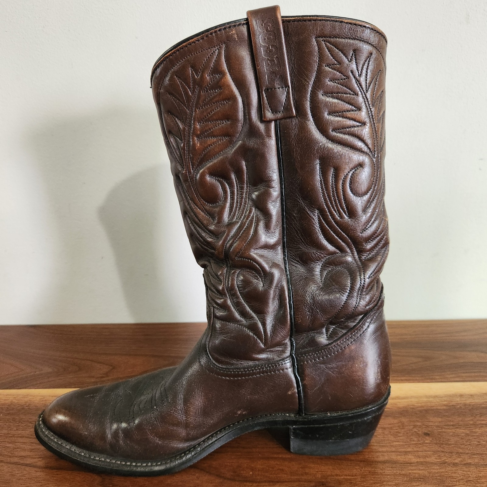 Red Wing Vintage Pecos 9801-1 Cowboy Western Boots Leather USA Made Size 9.5 B